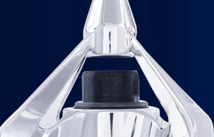 Magnetic bearing of the mix head